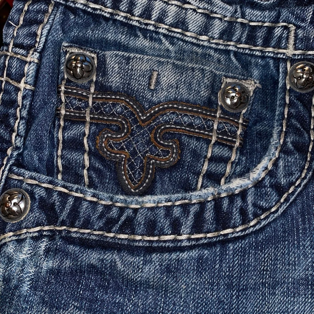 Rock Revival James Bootcut Men’s Jeans in Size 34